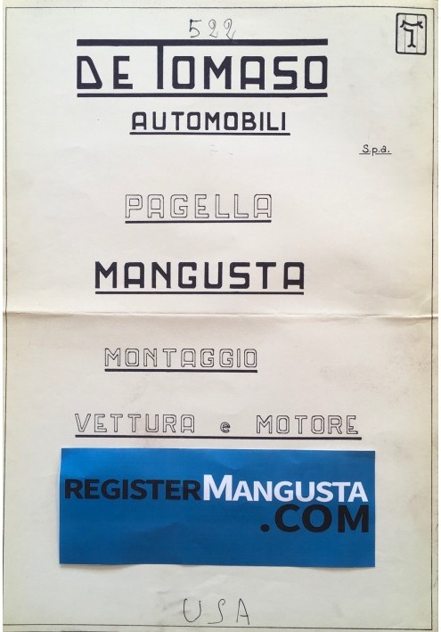 Mangusta • #522 (1969)